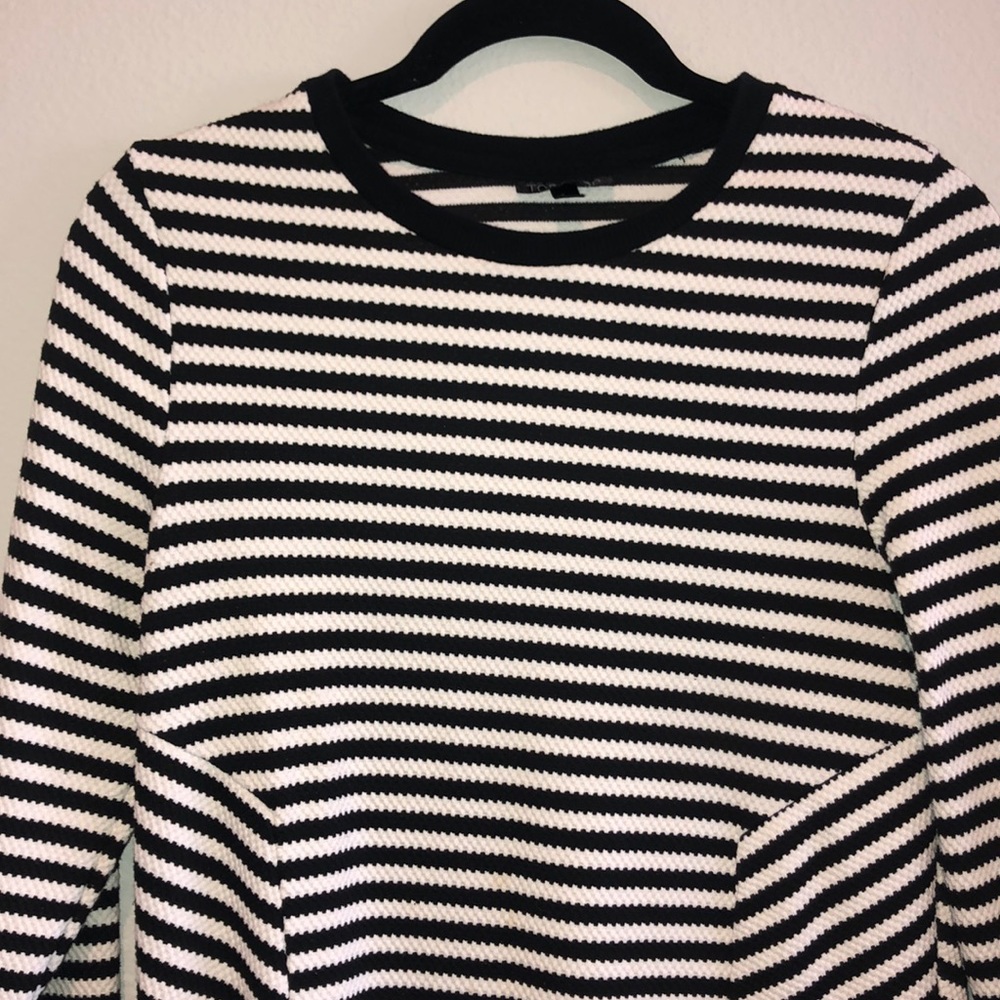 Topshop Women’s Striped Sweater Dress